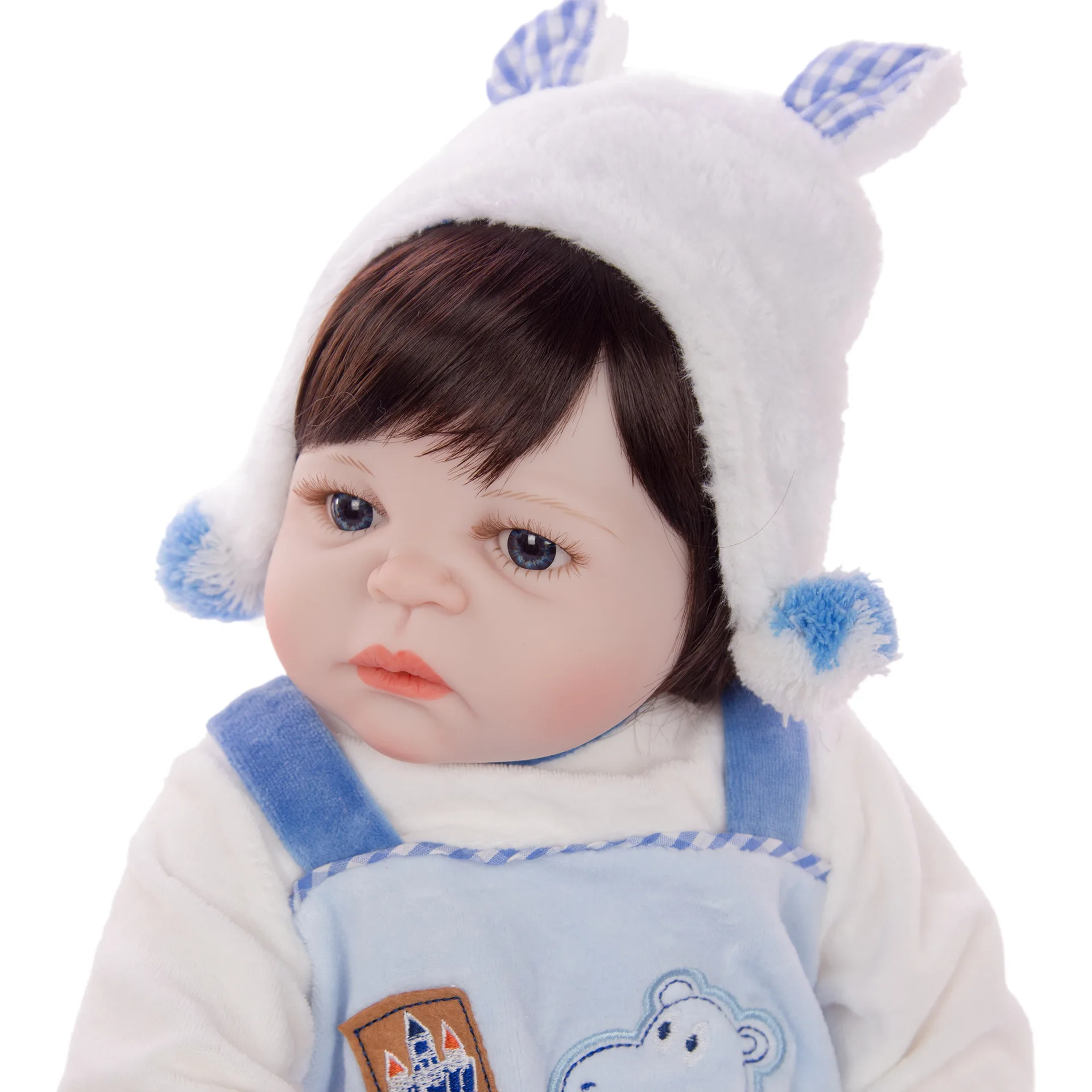 Ручной работы reborn baby 57 см 23 дюйма полностью виниловая кукла Спящая кукла младенца платные Игрушки для мальчиков