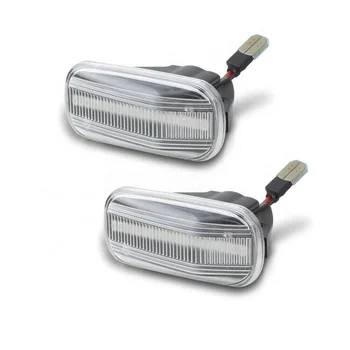 

2pcs 12V Dynamic Amber LED Side Marker Indicator Light Smoke / Transparent Shell For Honda For Civic For CR-V For Accord