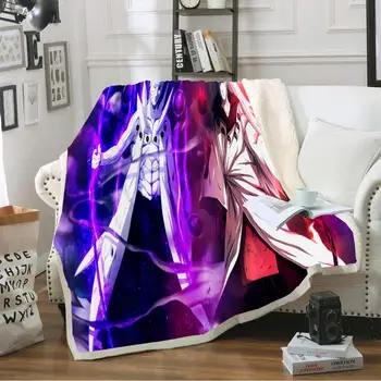 

Kids Throw Blanket for Home Christmas Gift Blanket Anime Character Design Sherpa Fleece Blanket on Sofa Bed Couch 150x200cm