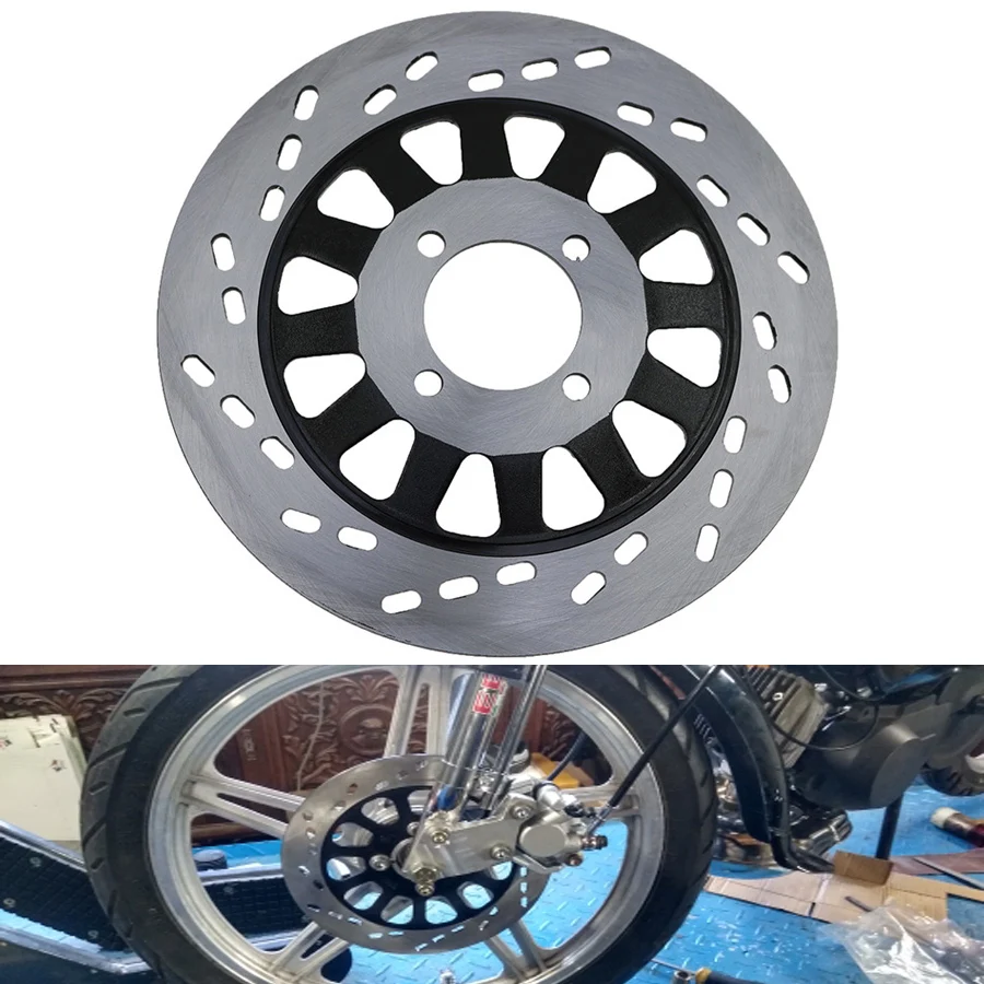 Rotor de disco de freno delantero para motocicleta, accesorios de