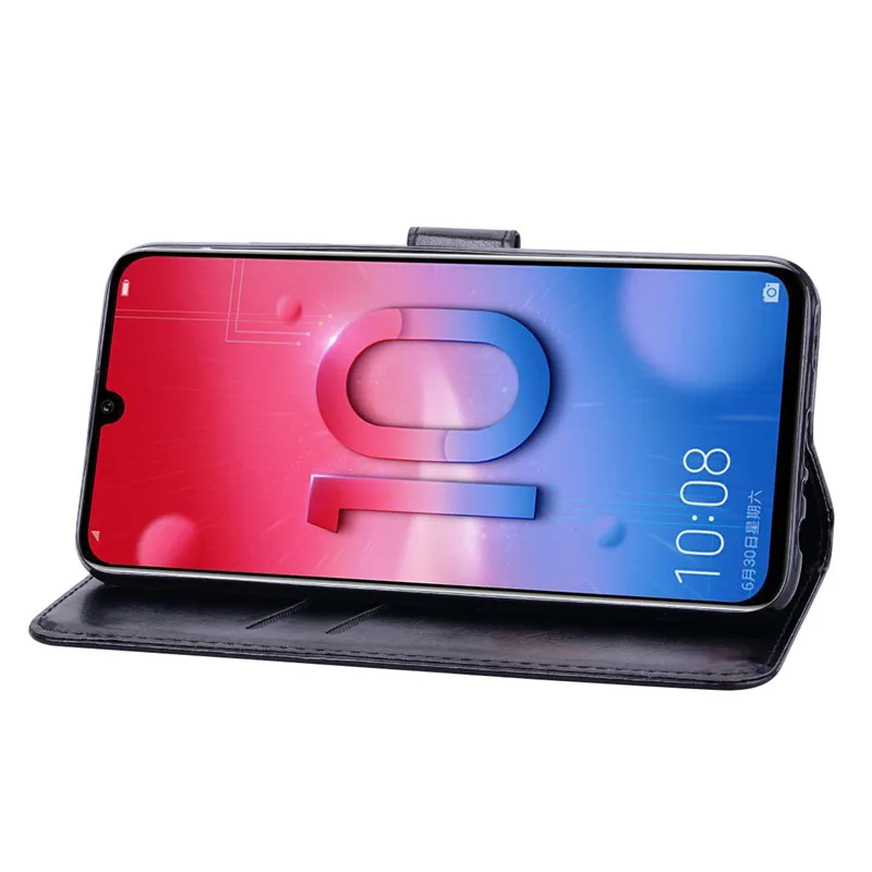 For Huawei P Smart 2019 Case Leather Wallet Flip Case For Huawei P Smart 2019 Case Book Cover POT-LX1 POT-LX3 Phone Case Fundas phone dry bag