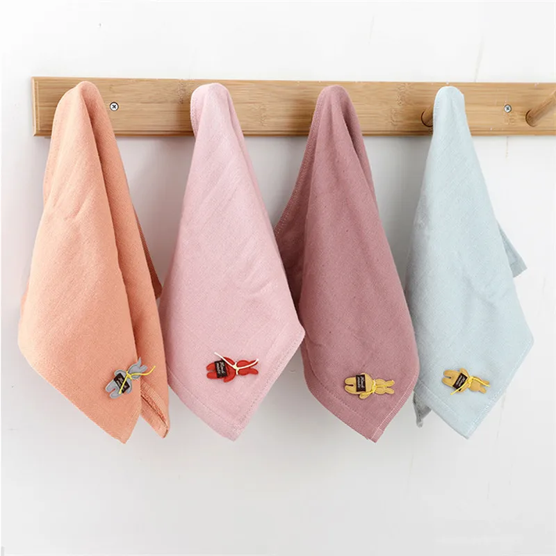 

1 Pc 25x50cm 3D Lovely Rabbit Bamboo Fiber Children Baby Face Wash Cloth Bathroom Hand Face Towel