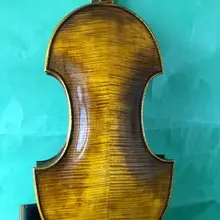 Мастер 4/4 скрипка барокко задняя Дека из огненного клена ручной работы инструмент