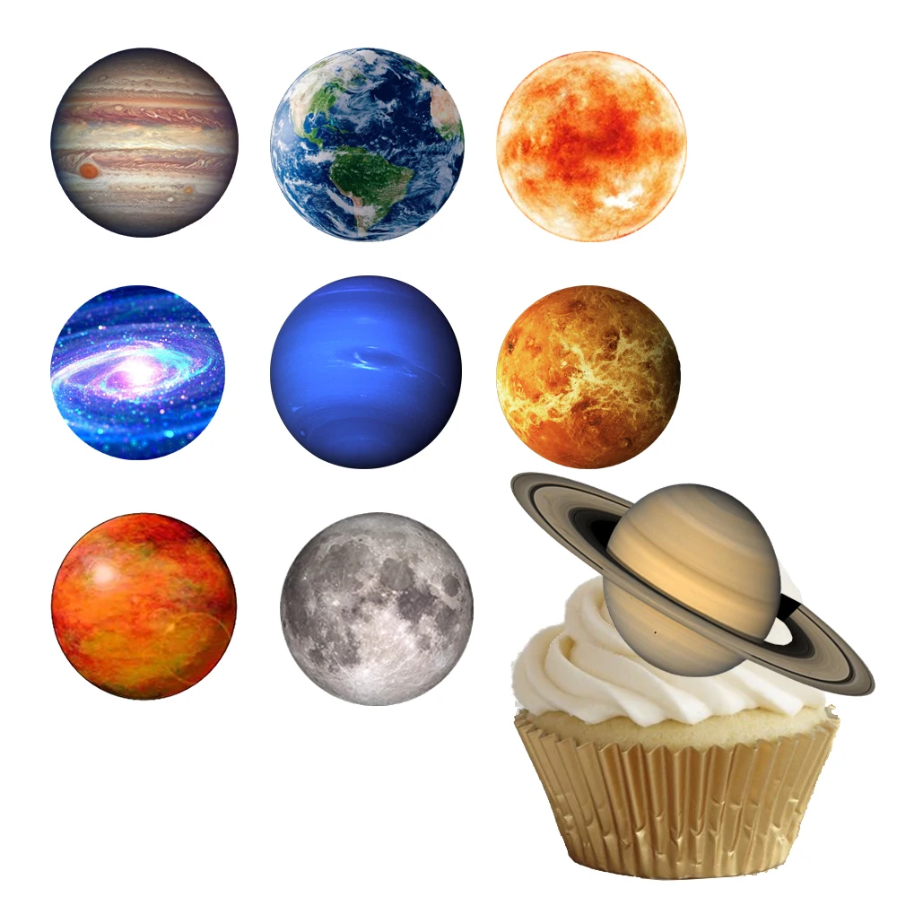 Cupcake Topper Edible Wafer Paper Decorations Baby Boy Birthday