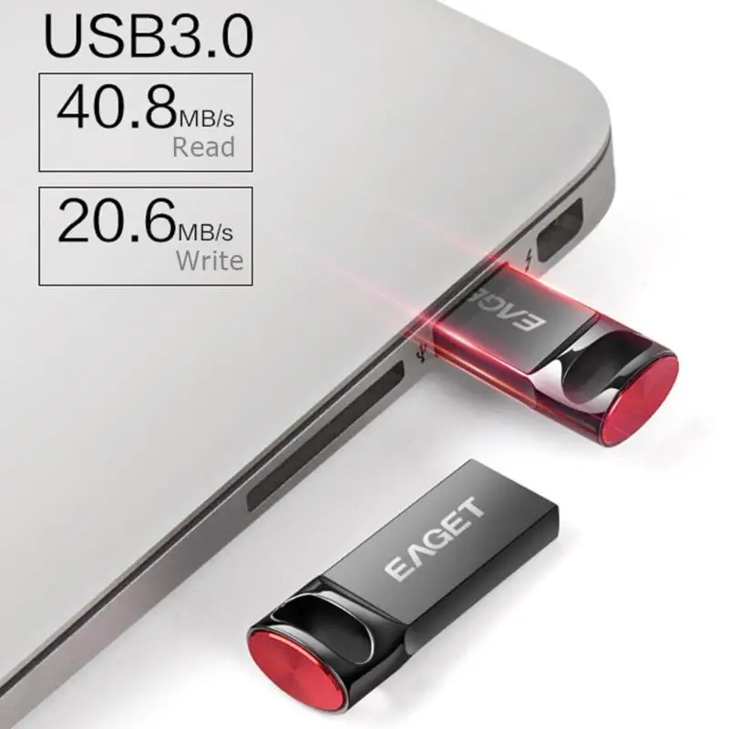 Eaget U81 портативный бизнес-usb 2,0/3,0 флэш-накопитель высокоскоростной металлический накопитель данных памяти u-диск