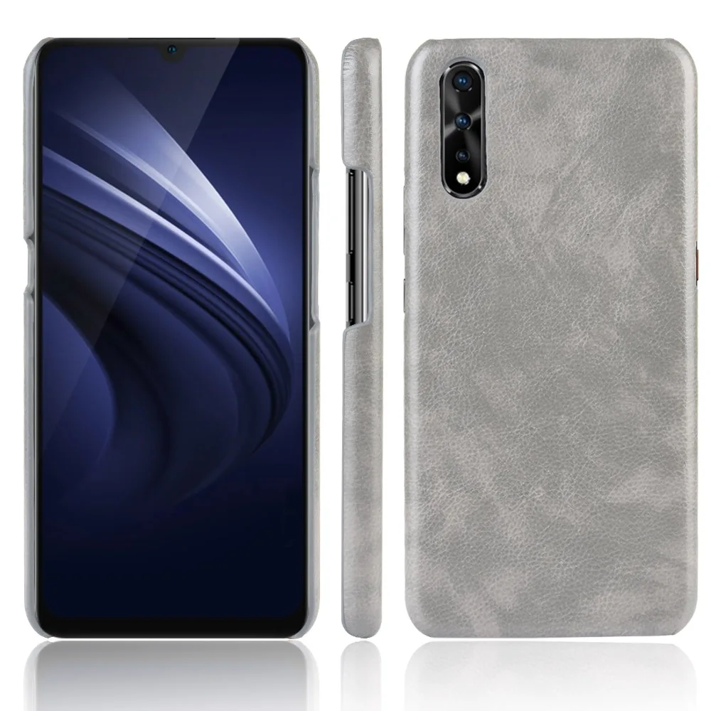 ДЛЯ Vivo V17 Neo V17Neo чехол Ретро Личи шаблон кожаная крышка для Vivo V17 V 17 Neo всенаправленная Защитная крышка 6,38 дюймов