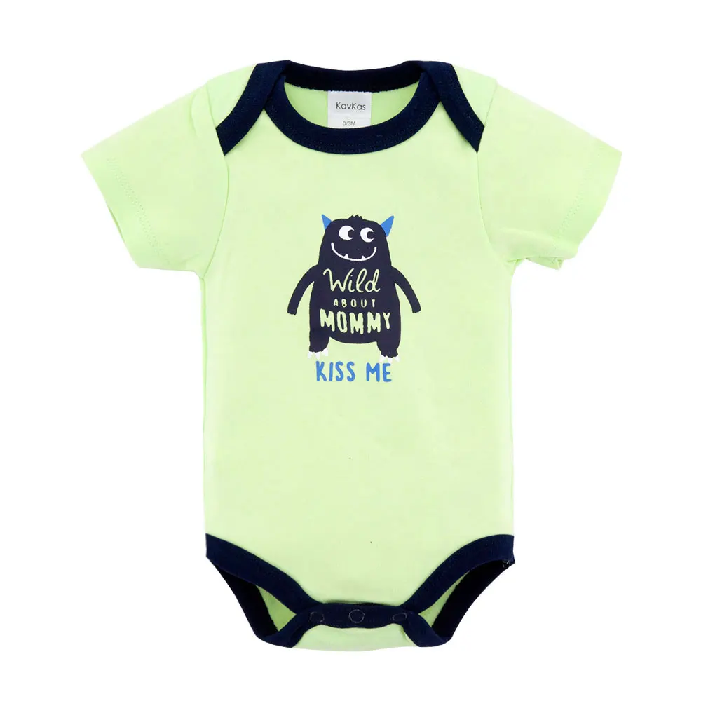 Honeyzone/Одежда для маленьких мальчиков с рисунком панды; хлопок; Детские комбинезоны для новорожденных; летняя одежда с короткими рукавами; ropa bebe - Цвет: HY2137
