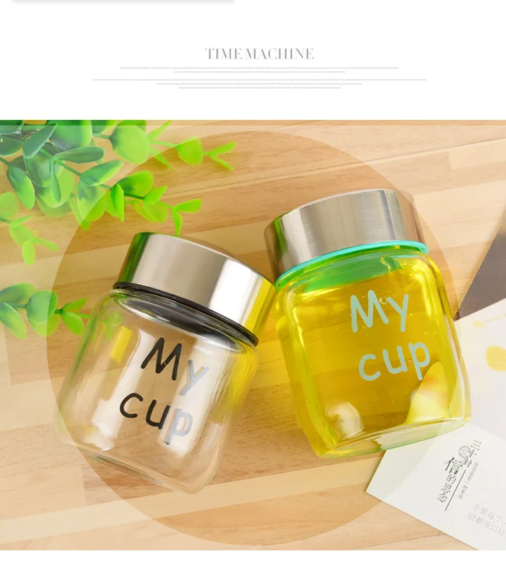 150 мл стеклянный маленький чайник Термостойкое боросиликатное стекло маленькая бутылка для воды для детей милая бутылка с крышкой