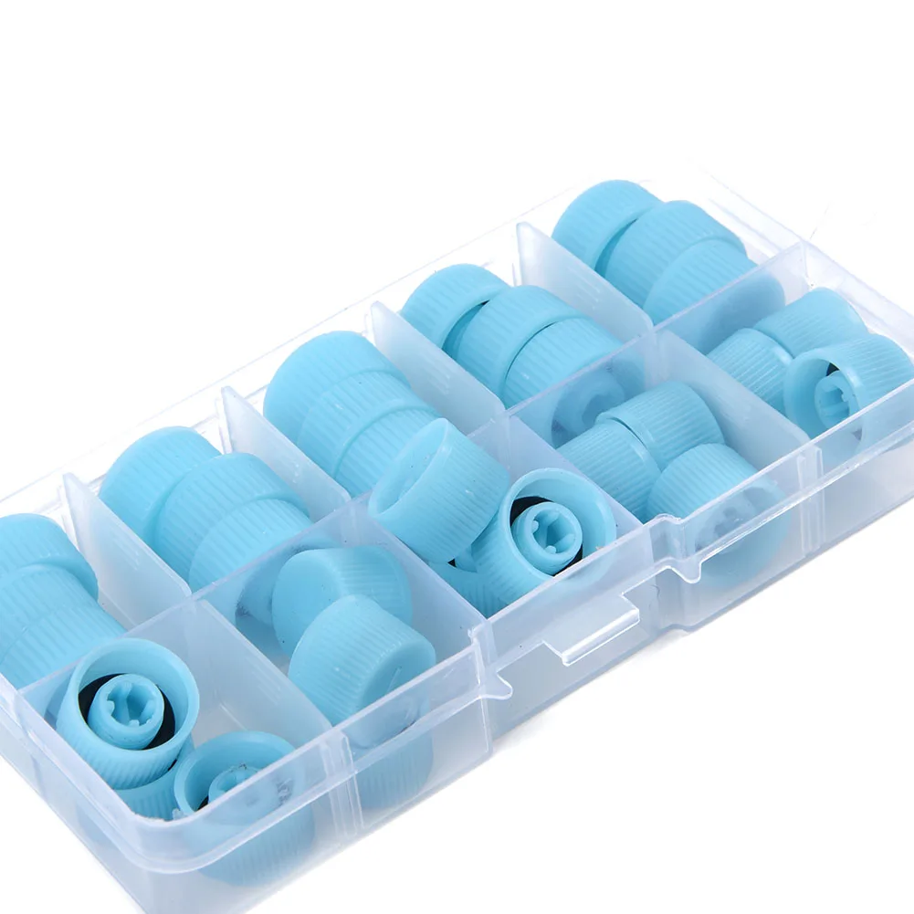 Kit AC valve cap Set Parts 30pcs Auto Air Conditioner Refrigerant Car High Low Seal Replacement Useful Durable Kit AC valve cap Set Parts 30pcs Auto Air Conditioner Refrigerant Car High Low Seal Replacement Useful Durable