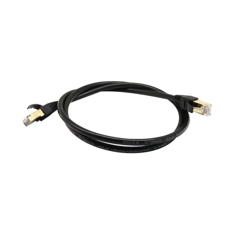 Популярный джемпер CAT7 плоский Ethernet RJ45 10 Гбит/с ультратонкий сетевой патч-кабель