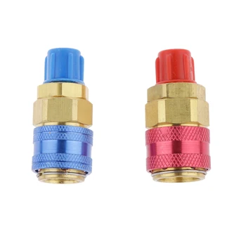 

Quick Couplers Connector Fr R134a Car Automobile A/C Adapter