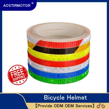 

AOSTIRMOTOR Reflective Tape MTB Bike Bicycle Cycling MTB Reflective Stickers 800cm Adhesive Tape Bicycle Motor Accessories