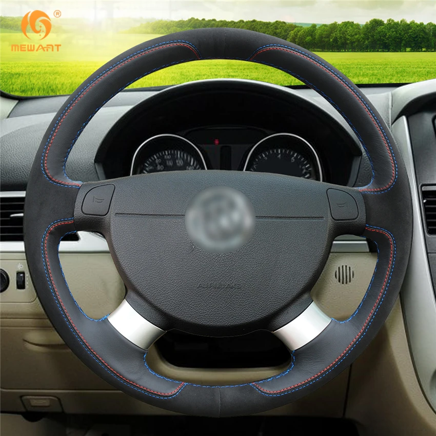 Чехол на руль для Chevrolet Lova Aveo Buick Excelle Daewoo Gentra 2013 2015 Lacetti 2006 2012|Чехлы руль| |