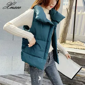 

Autumn Winter Spring Vest Women Waistcoat 2020 Female Sleeveless Jacket Warm Vest Plus Size 2XL