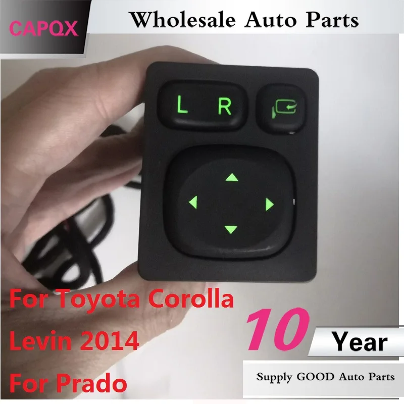 CAPQX 28pin Side Rear View Mirror Folding Switch button Connector Wiring Harness Cable For TOYOTA Corolla LEVIN 2014 Prado | Автомобили и