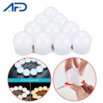 

2020 Makeup Vanity Cabinet Lamp Wire Hide Dimmable LED Bulbs Hollywood Style Vanity Mirror Lights for Bathroom Living Room