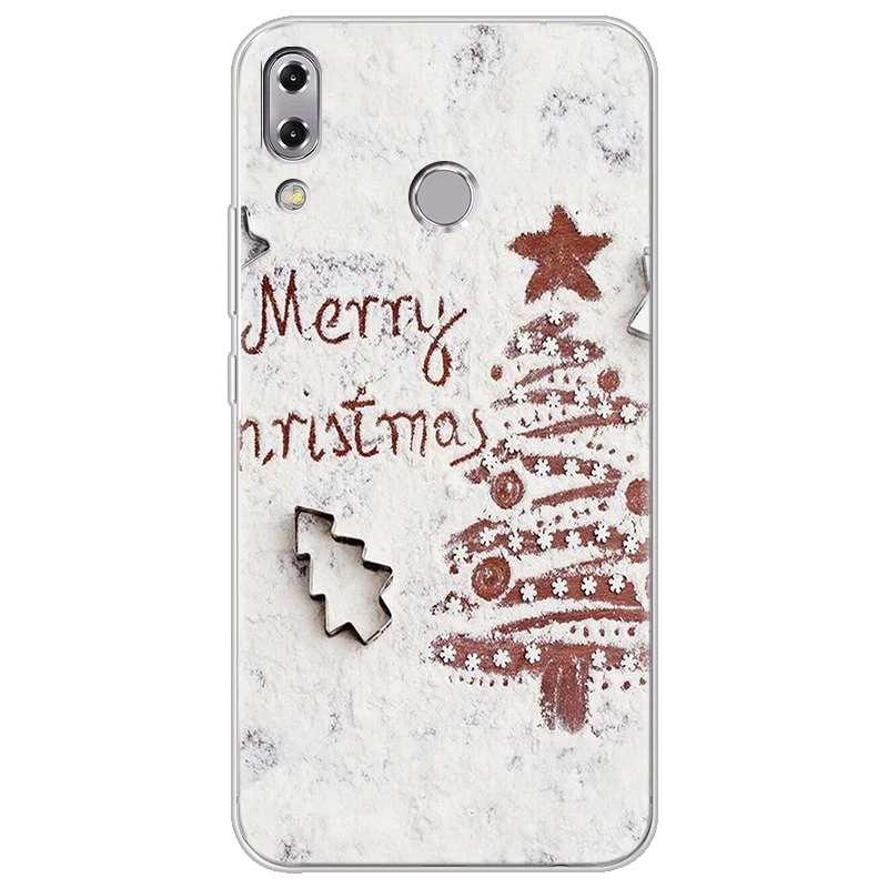 Чехол Happy new year для Asus Zenfone 3 4 5 Selfie Max Pro Plus(M1) Zoom Live L1 ZS630KL ZB555KL ZB501KL ZA550KL милый олень - Цвет: sdnaiyou