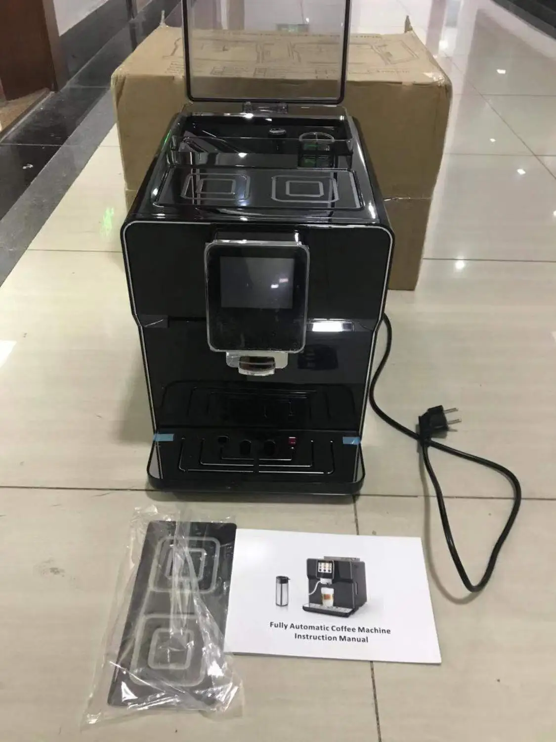 Multifunctional commercial fully automatic espresso machine LCD coffee machine Americano Maker 220V / 110V