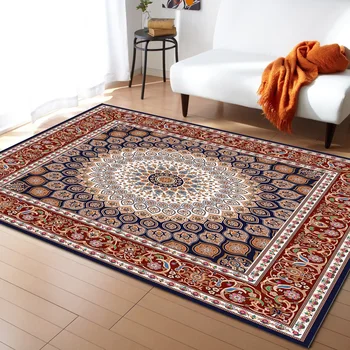 

Turkish Pattern Pattern Carpets for Living Room Bedroom Area Rug Kids Room Play Mat 3D Printed Home Large Carpet