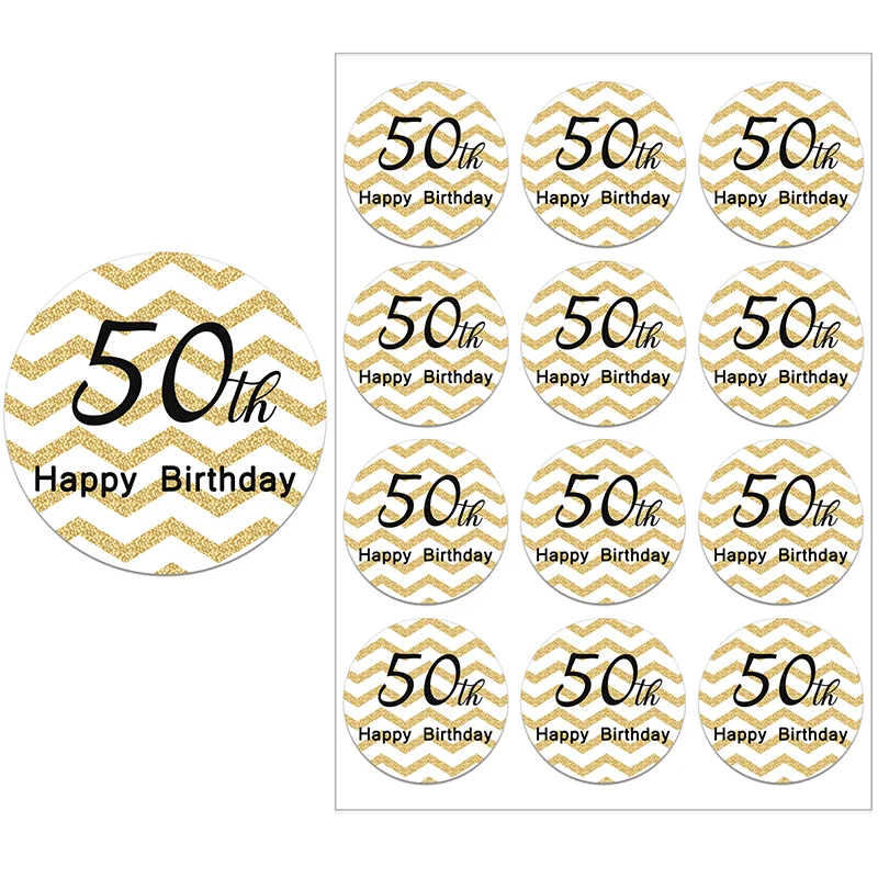Decorazioni Per 50° Compleanno – 12 Cartelli Divertenti In Cartone Con Adesivi | Set Con Frasi Come "Zona 50" E "Warning 49+" | Ideali Per Foto E Pareti