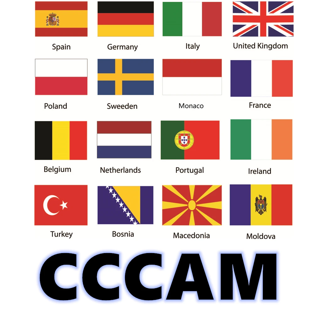 

European HD Cccam Server 1080p Cline DVB-S2 Satellite Receiver for Spain/Italy/poland GTmedia V8 Nova V7s