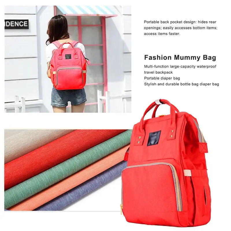 Модная сумка для мамы, многофункциональный водонепроницаемый рюкзак большой емкости для путешествий, переносная Простынка, сумки, модные