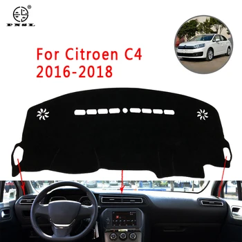 

PNSL Car Dashboard Cover Dash Mat Dash Pad Carpet For Citroen C4 2016-2018 Sun protection anti - slip anti - uv