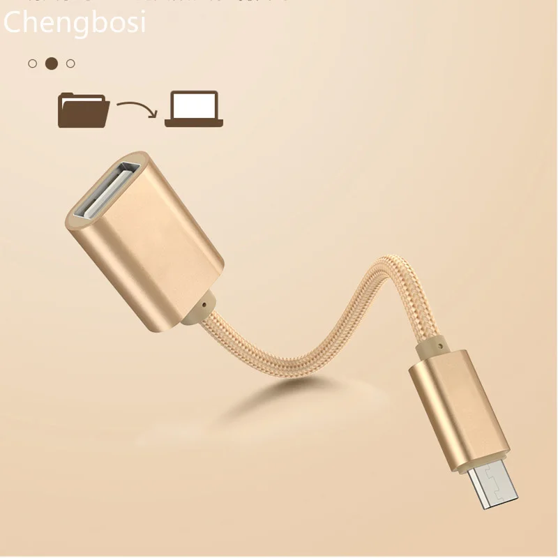 OTG Кабель USB 2 0 адаптер для Android Samsung S6 Redmi Note 5 Micro коннектор Xiaomi планшета ПК