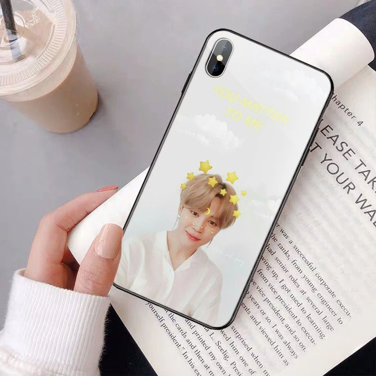 Kpop Jimin черный мягкий чехол для телефона из ТПУ чехол для iPhone 11 pro XS MAX 8 7 6 6S Plus X 5 5S SE XR чехол - Цвет: A11