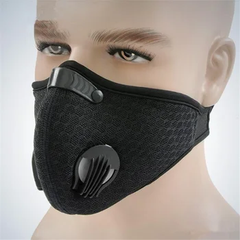 

Cycling Face Mask Filter KN95 Anit-fog Breathable Dustproof Bicycle Respirator Sports Protection Dust PM2.5 Sports Mask