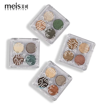 

meis Brand Makeup Shimmer Eye Shadow Matte EyeShadow Powder Pigment Long Lasting Bright Eyeshadow Makeup Water-Resistant Beauty