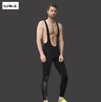 

CHEJI Men's Cycling Long Bib Pants Quick Dry Breathable Lycra Bicycle Bib Pants Customized Bike Trousers