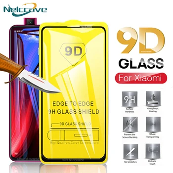 

100 Pieces Full Coverage 9D Tempered Glass For Xiaomi Redmi K30 Pro K20 8 8A 7 7A S2 Go Screen Protector Cover Protective Film