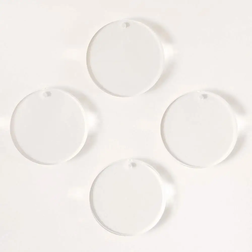 

Прозрачный акриловый круглый круг диаметром 7 см