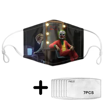 

2020 Hot Theme Joker2019 Fashion Mask for Children Girls Thicken Reusable Polyester Face Masks Non-disposable Kids Mouth Protect