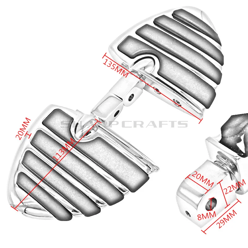 Передние подножки для мотоциклиста Yamaha Raider V Max YZF YZF600 R6 YZF1000 R1 FZ6R FZ 1 FZ1000 подножки|foot