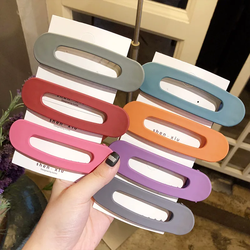 

Free shipping fashion women color Big size hollow Hairpins lovely girl's cute basic Hairpins Side Clips Hair accessories