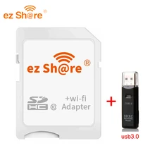 Специальное предложение прямые продажи ez share Wifi адаптер Wifi sd карта и кардридер можно использовать 8g 16g 32g без micro sd карты