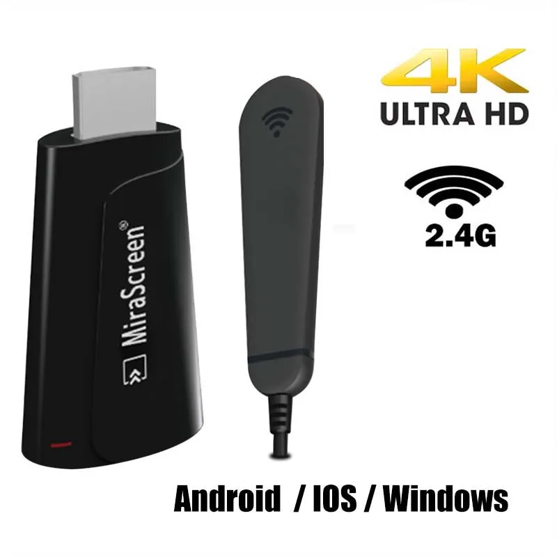 ТВ-палка 4k anycast fire airplay plus pc netflix android для google для chromecast hdmi wifi cromecast беспроводной мини-адаптер - Цвет: 4K TV Dongle