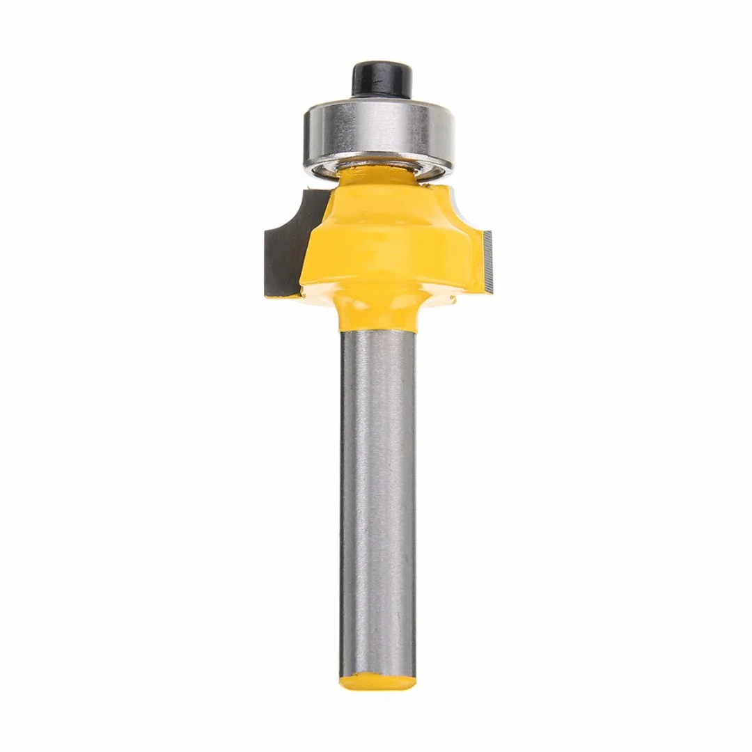 

1pc Round Over Edging Router Bit 1/4" Shank 1/8" Radius Carbide Woodworking Cutter Tool