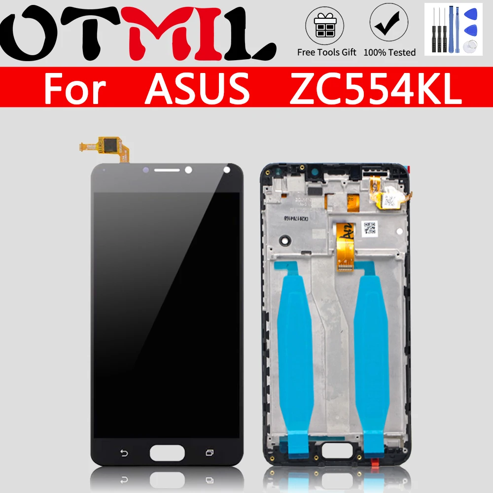 Оригинальный ЖК дисплей 5 дюйма для Asus Zenfone 4 Max ZC554KL с сенсорным экраном и