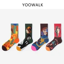 11 цветов; Новинка года; сезон осень-зима; французский дизайнер; портрет граффити; носки; цветные идеи носков