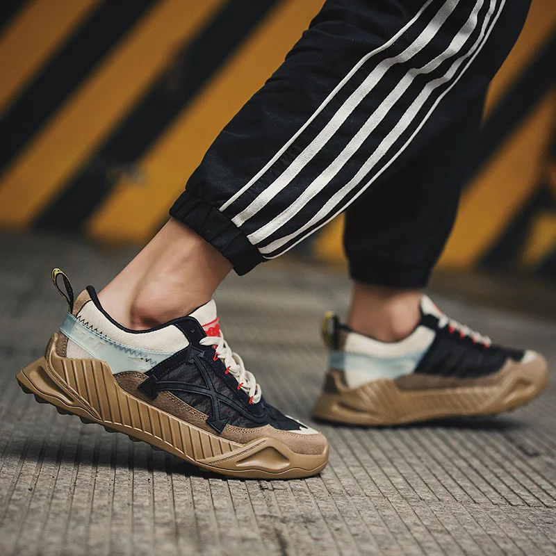 

2019 Spring And Summer Odsy-1000 Celebrity Style Cool Casual Sports MEN'S SHOES Hong Kong Style Retro Trendy Shoes Breathable Ru
