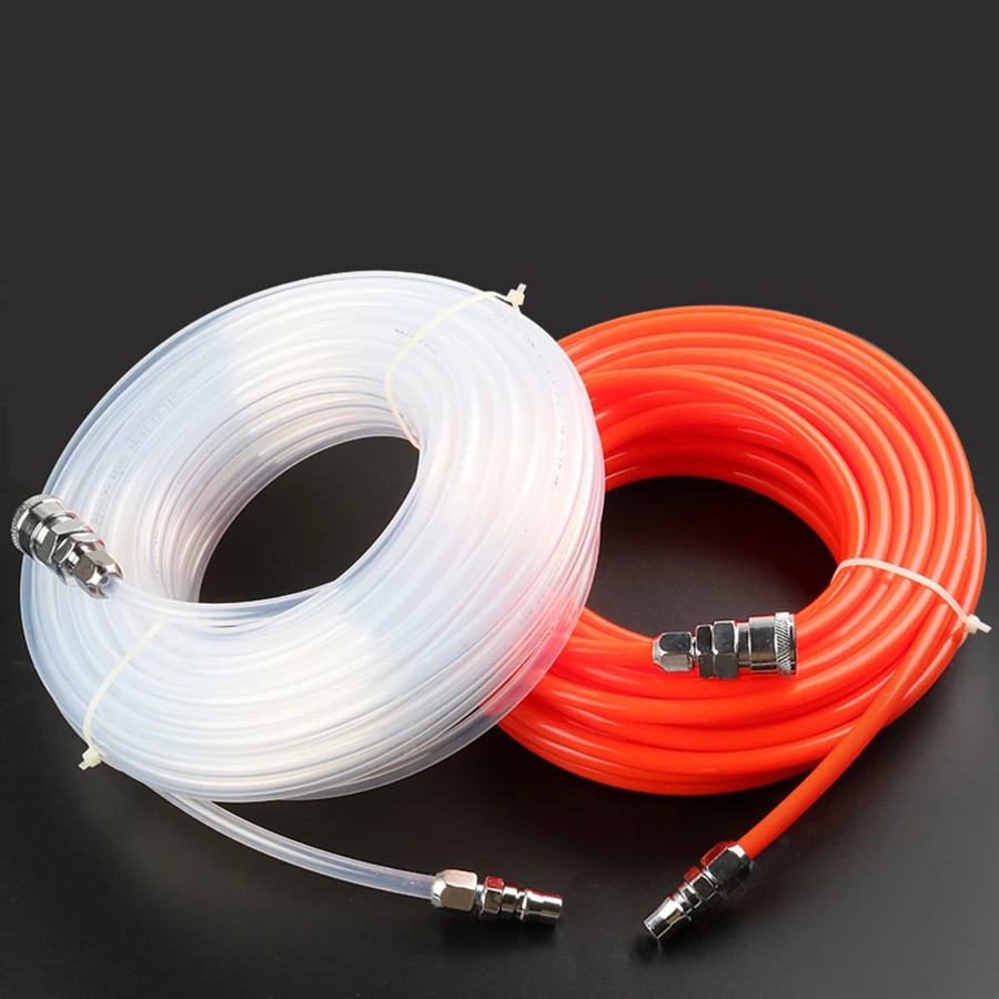 

3M 6M/Lots Polyurethane PU Air Compressor Hose Tube Pneumatic Hose Pipe for Compressor Air Tool PS20 + PP20 Type Household Tools