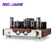 Новейший Nobsound EL34 усилитель клапанной трубки стерео Hi-Fi одноконцевый усилитель мощности класса A высококачественный матовый металлический панельный усилитель