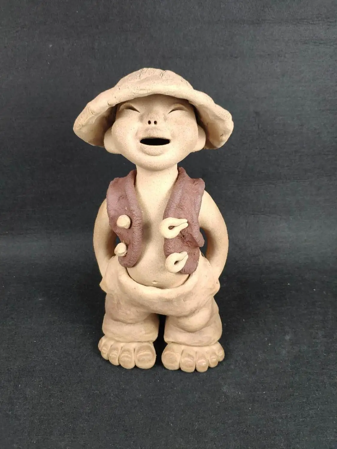 Ceramic doll clay sculpture birthday gift Christmas | Дом и сад