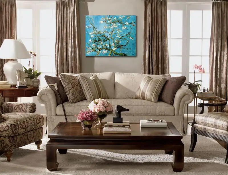 Картины Винсента Ван Гога цветок миндаля ручная роспись искусство на холсте Высокое качество