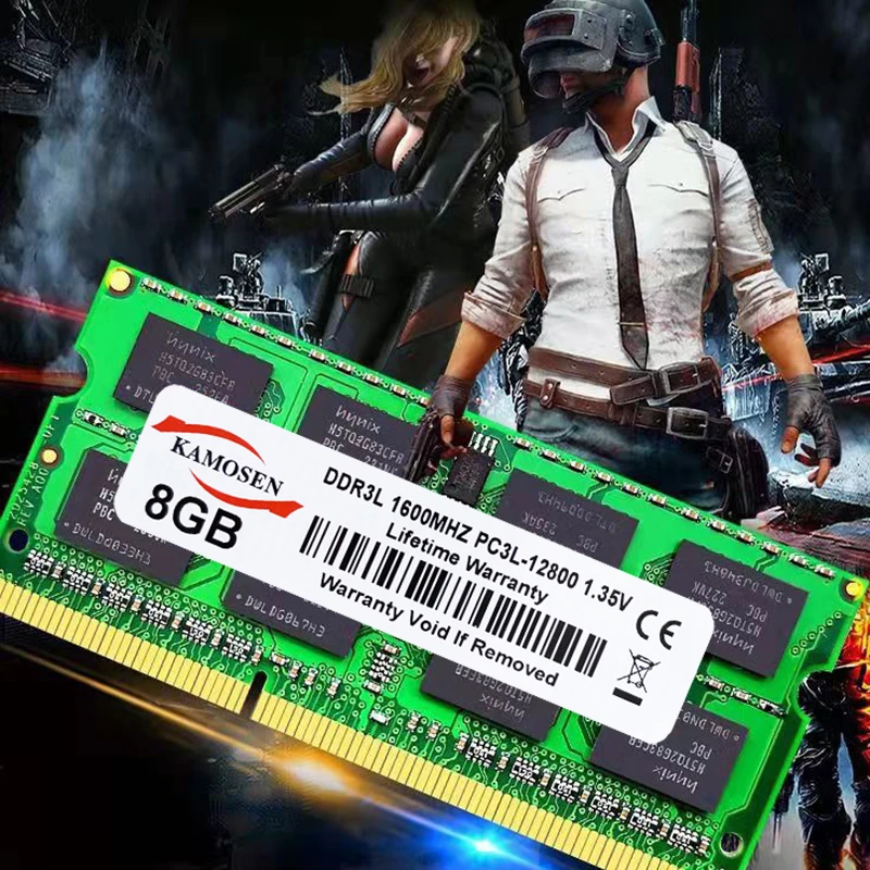 Notebook Ram Memory KAMOSEN DDR3 RAM 1GB 2GB 4GB 8GB 8500MHz 1333MHz 1600MHz 1866MHz 240-pin Non-ECC Unbuffered SODIMM
