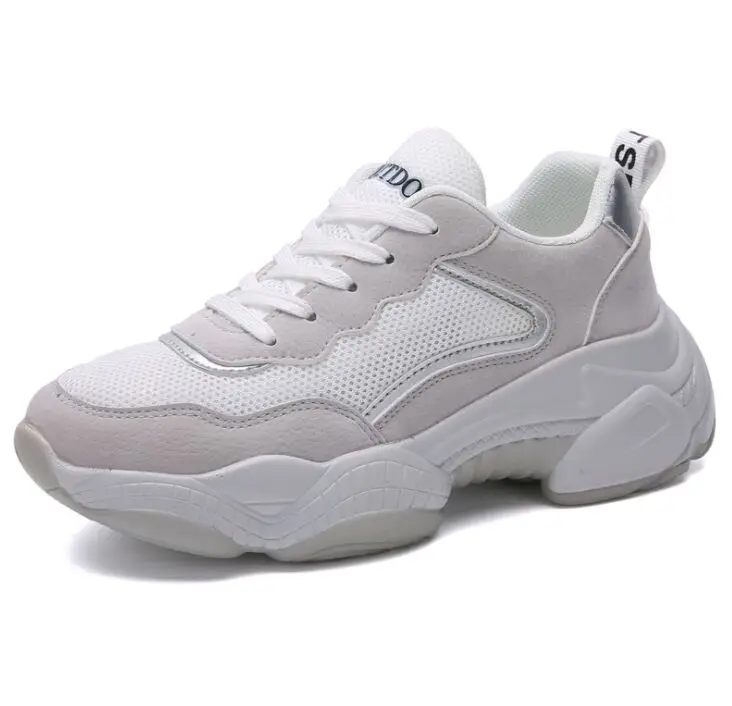 2019 модные весенние повседневные кроссовки с дышащей сеткой Chaussure Femme спортивная