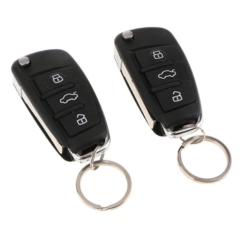 

Brand New Automotive Remote Keyless Entry System Car Door Lock Kit Flip Keys LED Indicator